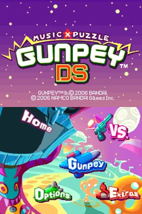 Gunpey DS - Music x Puzzle (USA) screen shot title